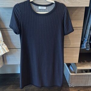 Bailey 44 Black Pinstripe Mini Dress